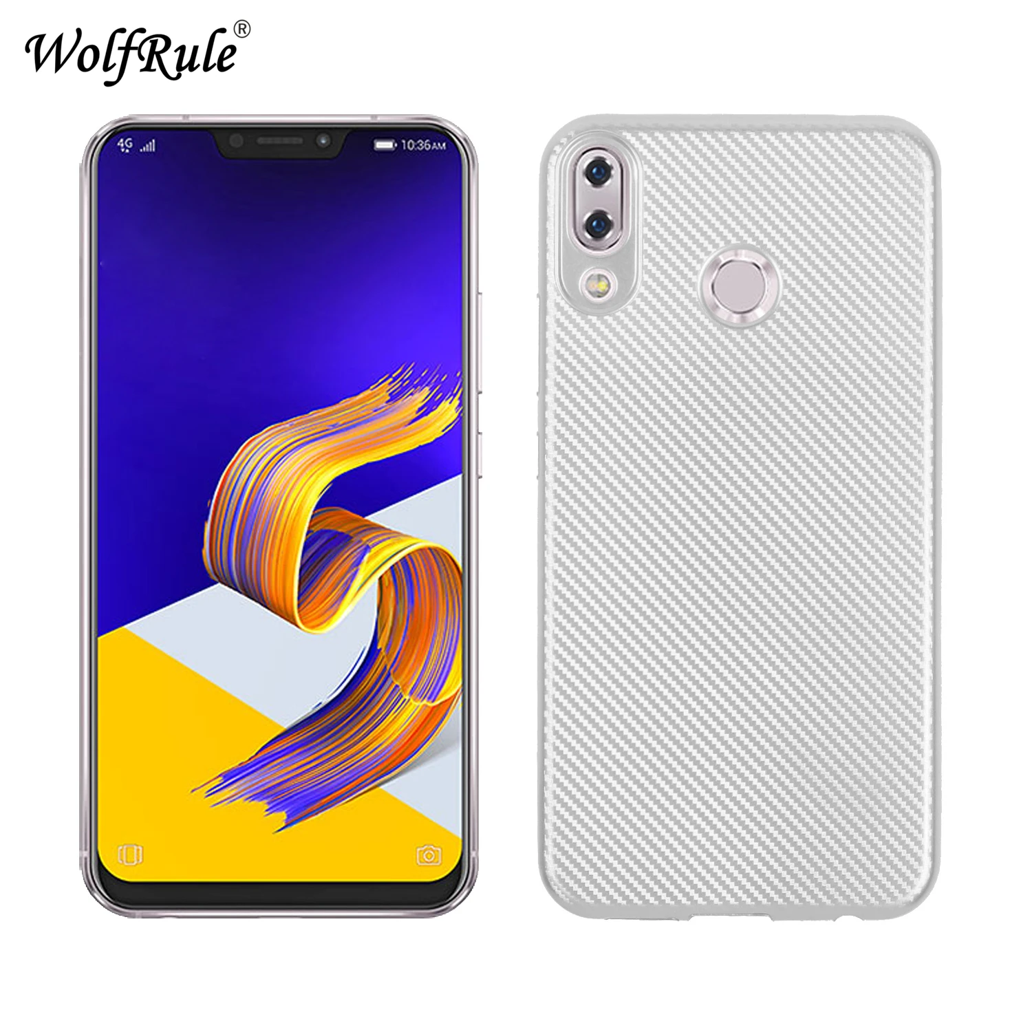 WolfRule Cover Asus Zenfone 5 ZE620KL Case 5Z Soft Silicone Rubber Phone for ZS620KL Coque |