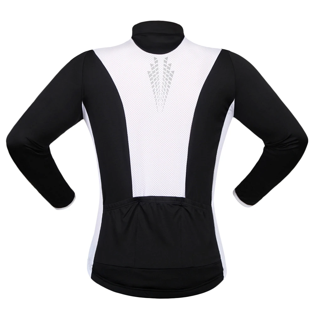 2017 Ropa Ciclismo Wosawe Новый длинным рукавом Майки спортивные сзади светоотражающие