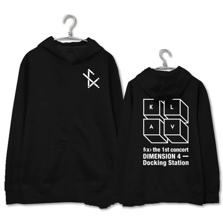 Спортивный костюм с флисовой подкладкой для мужчин и женщин принтом логотипа Kpop