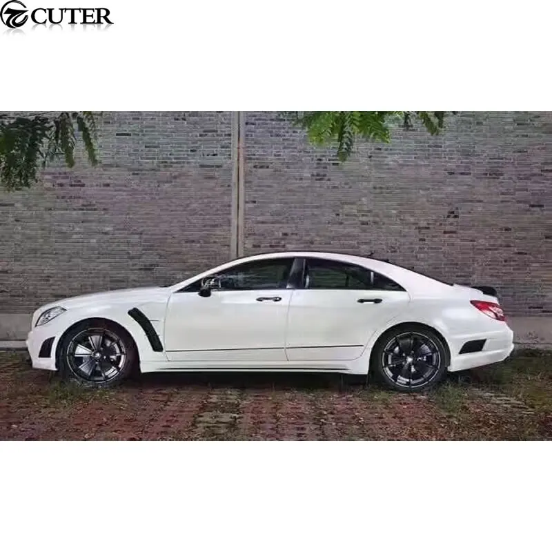 W218 CLS Class комплект кузова автомобиля PU Неокрашенный передний бампер задний для