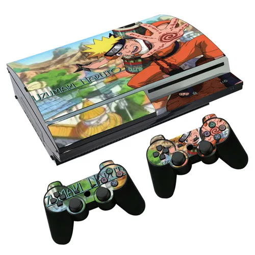 0448 Аниме Наруто кожи Стикеры наклейка для PS3 жира Игровые приставки 3 консоли и контроллеры для PS3 скины Стикеры винил - Цвет: 0448