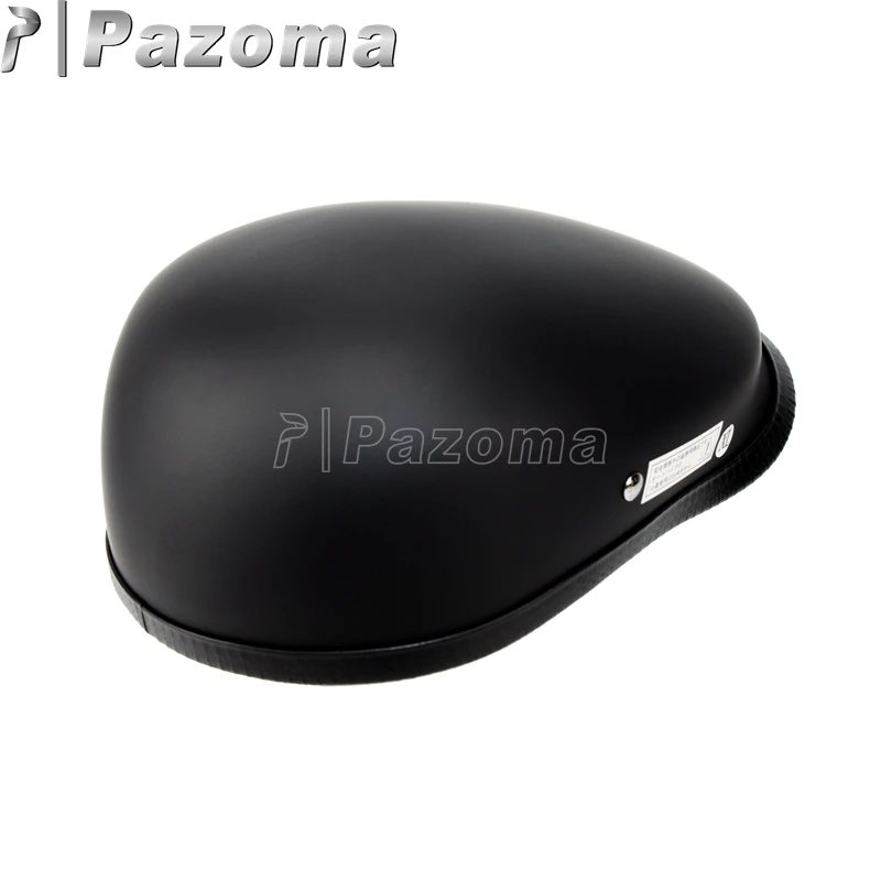 Винтажный матовый черный мотоциклетный шлем на половину лица ретро скутер