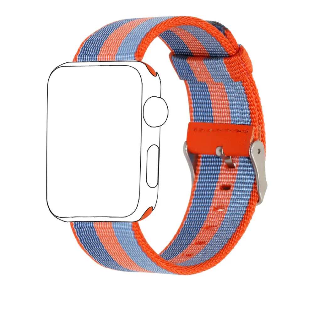 Ремешок nato для apple watch band apple watch 5 4 3 2 1 44 мм/40 мм 42 мм 38 мм iWatch ремешок для часов тканый нейлоновый браслет blet
