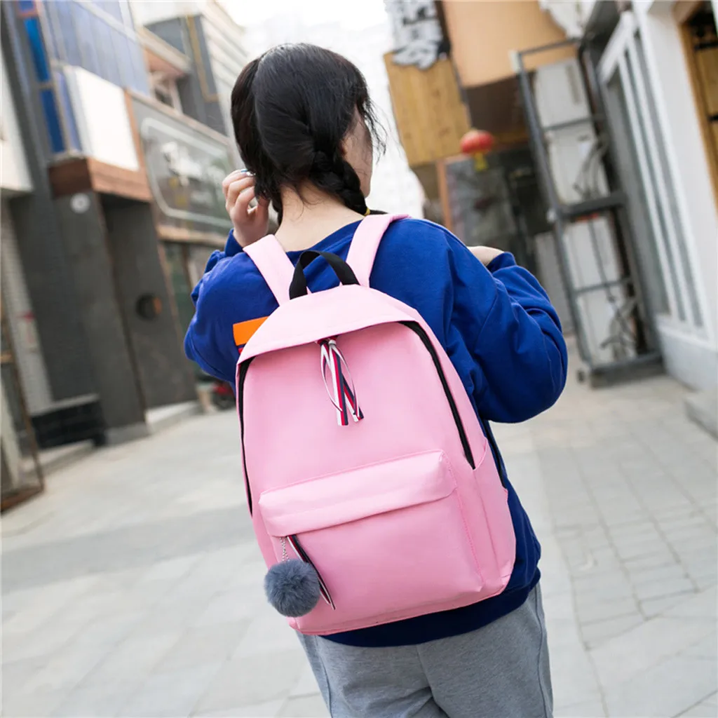 Дорожный рюкзак для женщин ноутбука mochila feminina Модная студенческая Холщовая Сумка