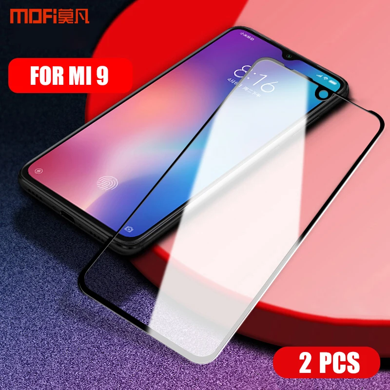 Закаленное стекло для Xiaomi mi9 2 шт. полноразмерная Защитная пленка xiaomi mi 9 explorer |