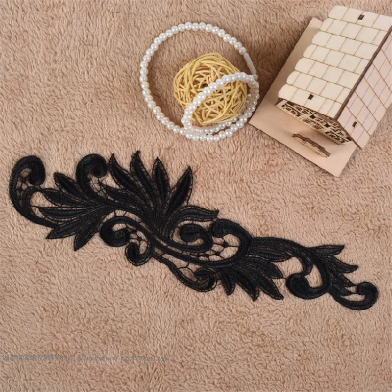 2 шт. венецианские кружевные аппликации 11 цветов 28x9 см|lace applique|wedding lacevenice lace |