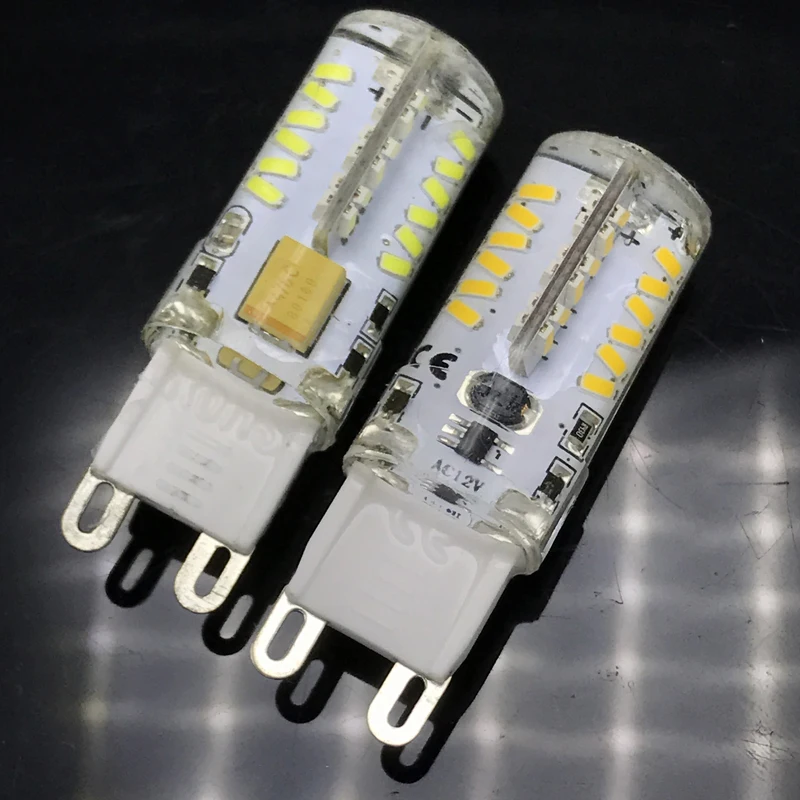 

G9 LED lamp 57 pcs LEDS corn Bulb AC DC12V 4W SMD 3014 LED light 360 degrees Beam Angle spotlight lamps bulb