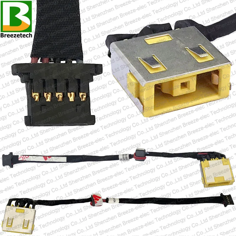 Оригинальный разъем питания постоянного тока для ноутбука кабеля провод Lenovo YOGA 2