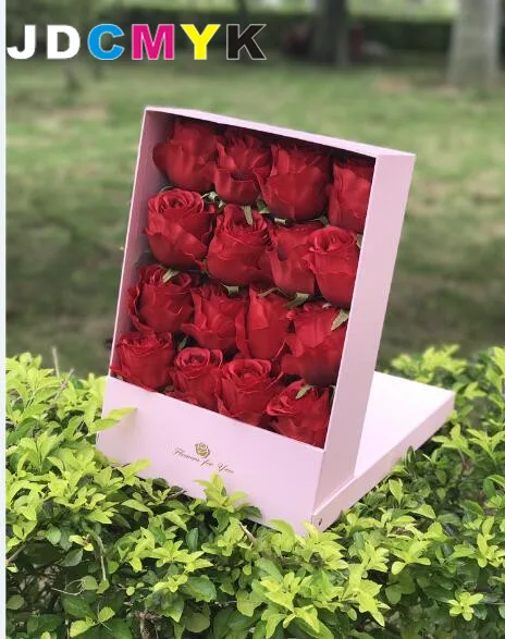 Упаковочная Цветочная коробка для свадебвечерние вечеринки Подарочная на День