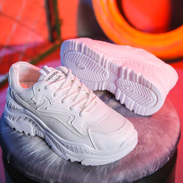 2019 женская обувь tenis feminino белые кроссовки модная на платформе женские из дышащего