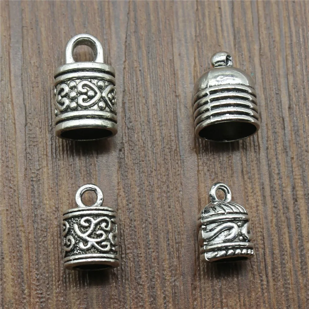 

10pcs Tassel Cap Charms Tassel Cap Pendants Jewelry Making Tassel Cap Charms For Bracelet Making Antique Silver Color
