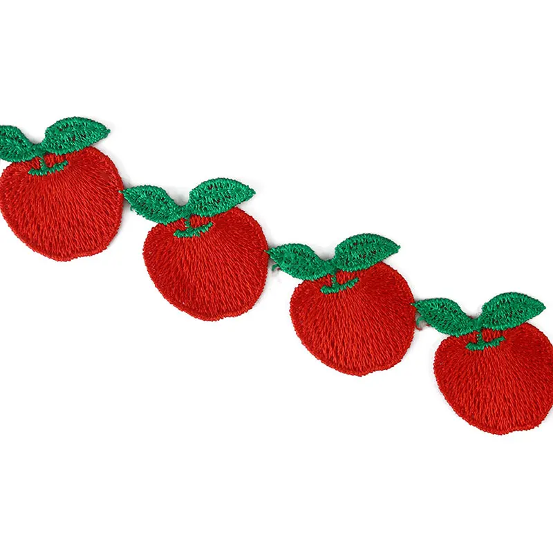 Smiry маленькая вишневая красивая кружевная ткань ручная работа вышитая швейная