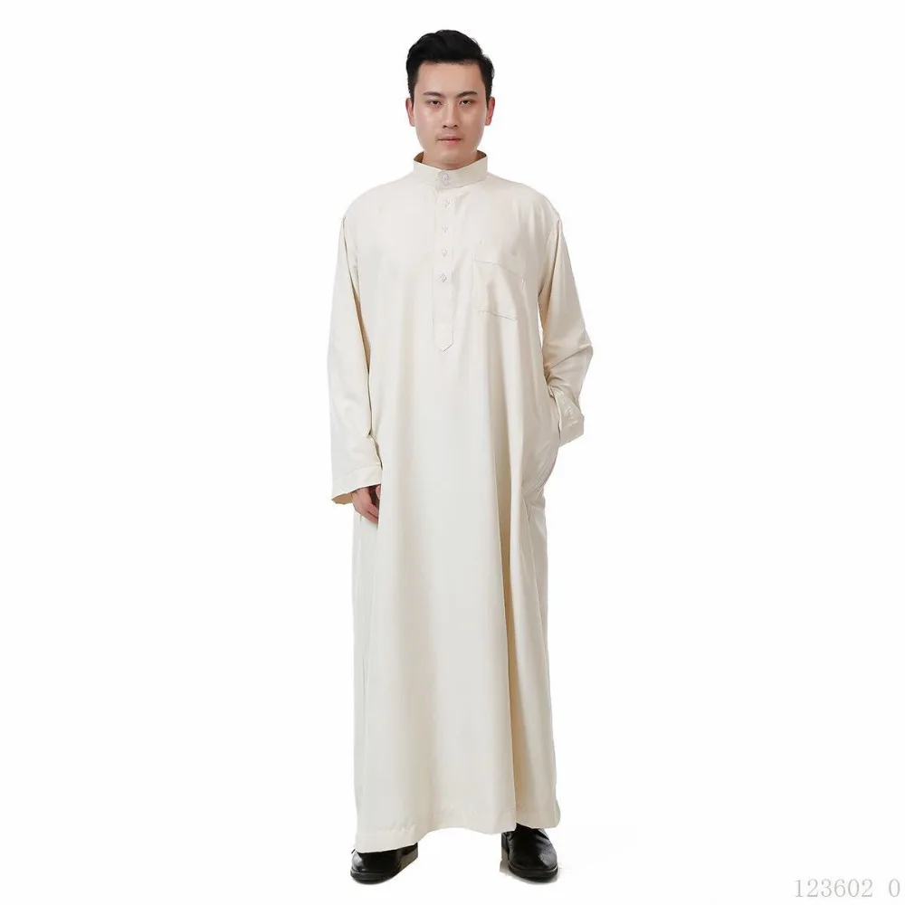 Официальная мусульманская одежда tobe Jubba мужской халат с длинным рукавом
