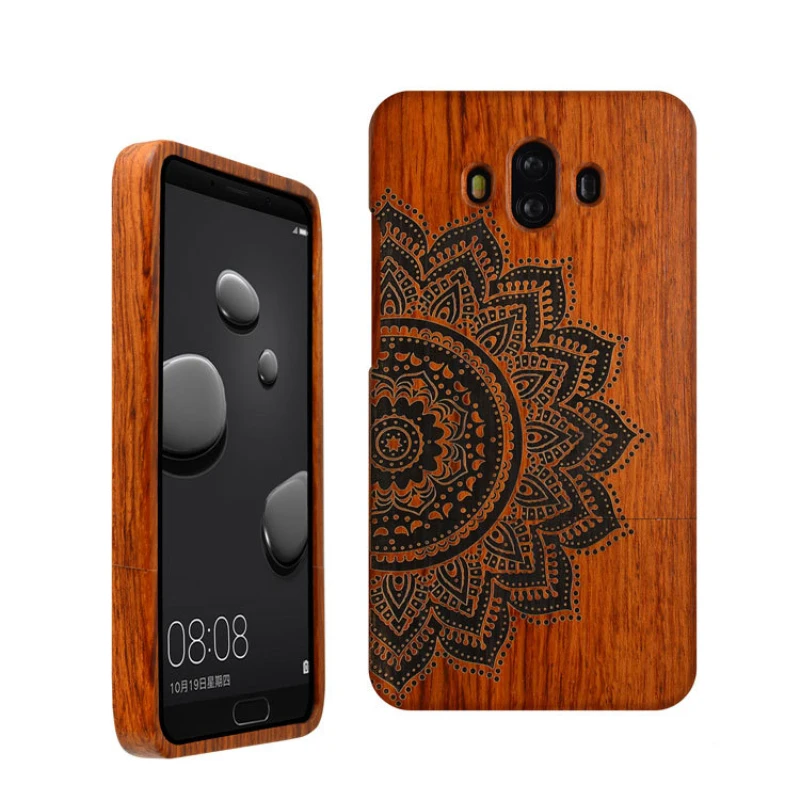 New Natural Wood Case For Huawei Mate 10 9 Original Wooden Phone Housing Back Cover 7 8 Vintage |