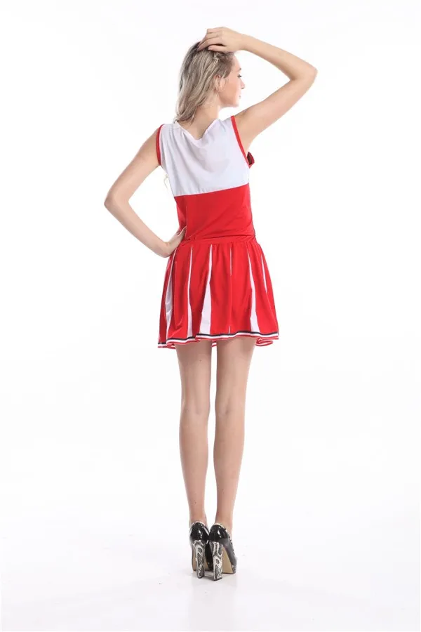 ПП Горячая лето Стиль Бейсбол glee cheerleader одежда школьная форма для девочек Женский костюм плюс размер xl 2xl 4xl