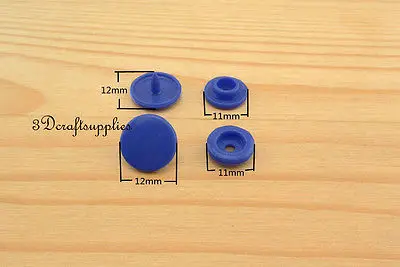 Застежка-защелка KAM пластиковые застежки-защелки попперы 12 мм 100 комплектов Синий