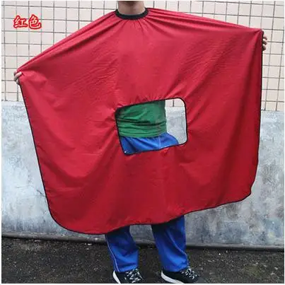 Детский фартук для парикмахерской с мультяшным рисунком детская накидка