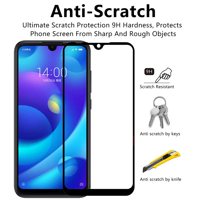 Твердость 9H 9D закаленное стекло для Xiaomi Redmi Note 7 защитная пленка для экрана для Xiaomi Redmi Note 7 Pro стекло Redmi Note 7
