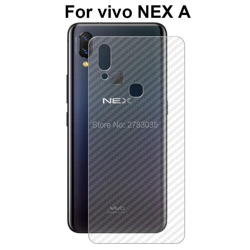 ДЛЯ vivo NEX A/NEX S 6 59 &quotпрочная 3D Защитная пленка для задней панели из углеродного