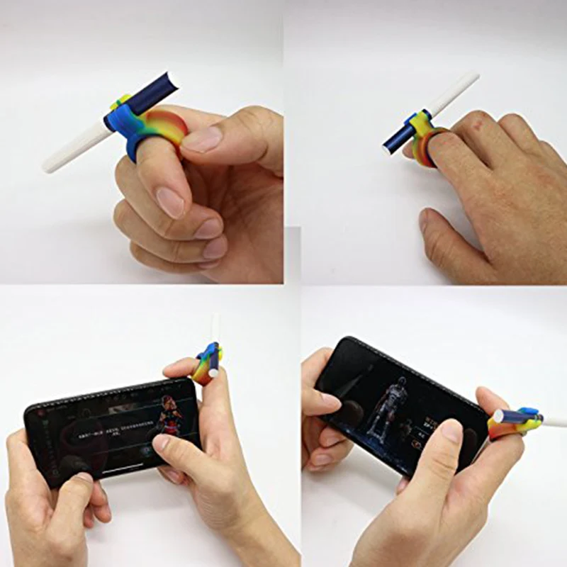 3 шт. новый силиконовый держатель для сигарет с кольцом курения без рук телефона