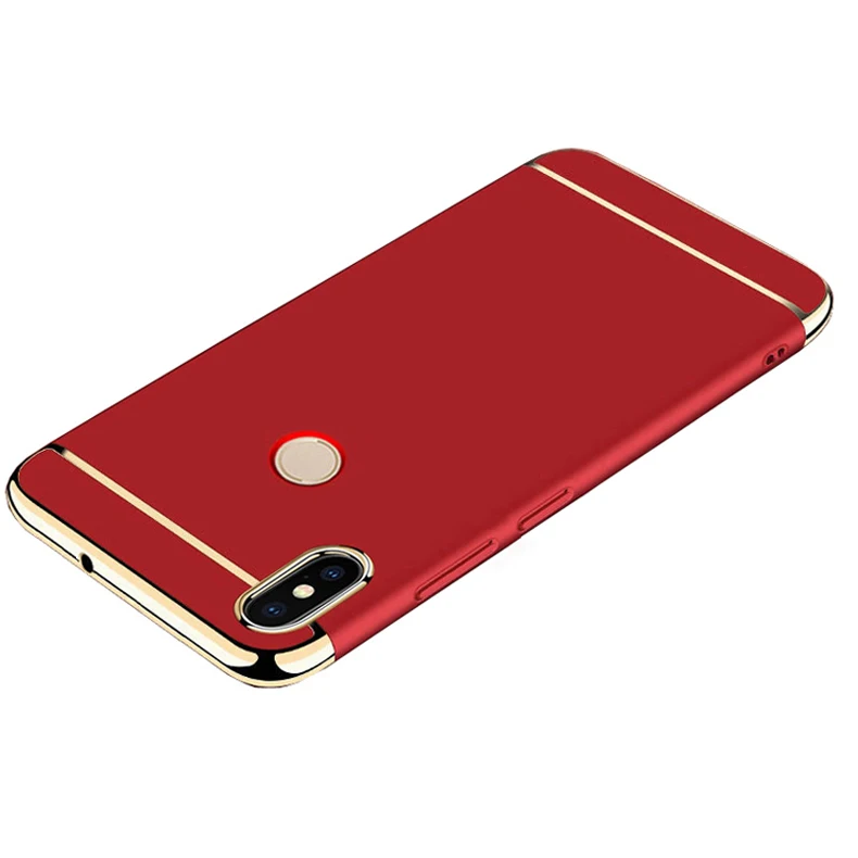 Red Модный чехол для Xiaomi mi 6X A2, противоударный чехол, жесткий матовый чехол на заднюю панель телефона для Xiaomi mi a2 mi 6x, защитный чехол - Цвет: Red