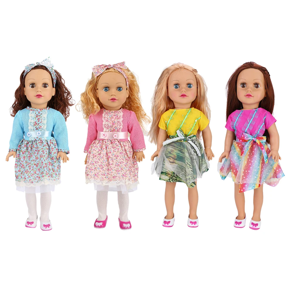 45 см детская кукла для девочки виниловая модная Имитация куклы с одеждой платье