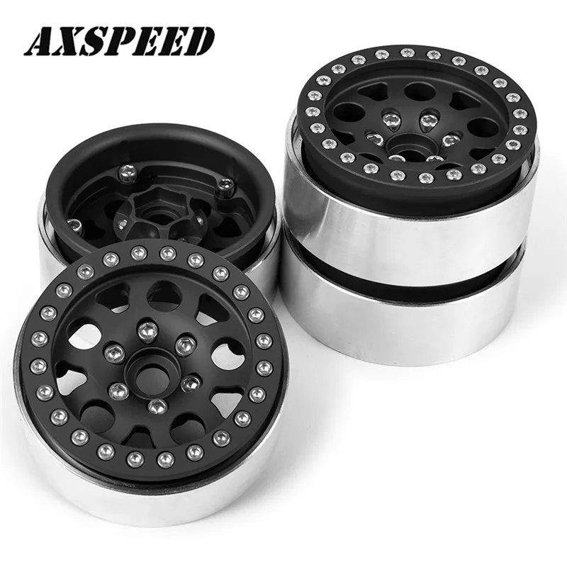 AXSPEED высокое качество 1 9 сплавочных ободьев дюймов колёсные диски для 1/10 RC D90 SCX10