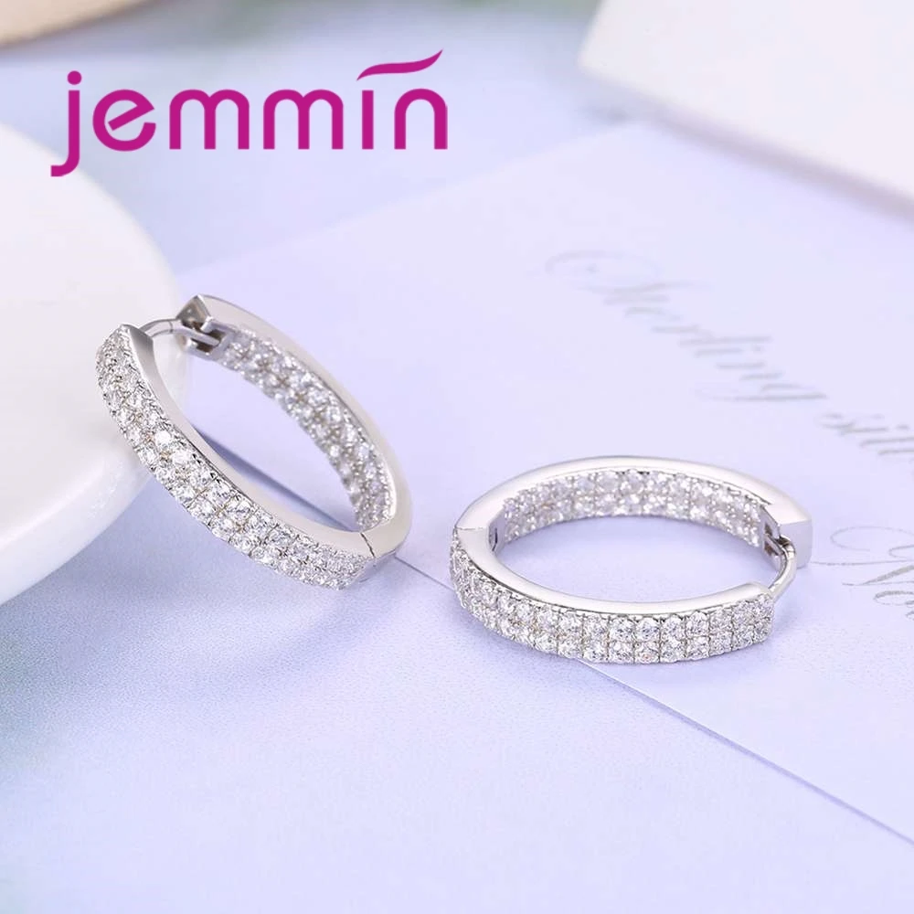 

High Quality Fashion Cubic Zirconia Romantic Earrings Women Engagement Wedding Anniversary Party 925 Sterling Silver