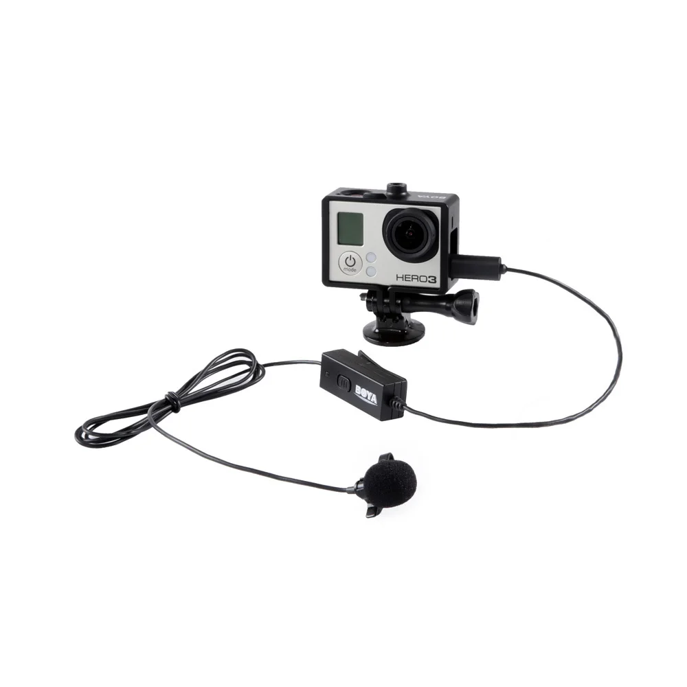 BOYA BY-GM10 всенаправленная конденсаторный петличный микрофон Микрофон для GoPro Hero 4 2 3