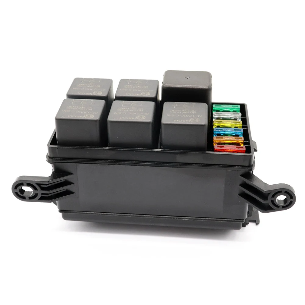 12 Слот предохранитель реле коробка украшенное мозаикой из драгоценных камней 12V