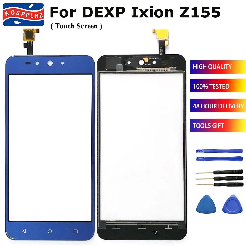 5," сенсорная панель для DEXP Ixion Z155 сенсорный экран дигитайзер запасная Передняя стеклянная панель синий для DEXP Ixion Z 155+ инструмент