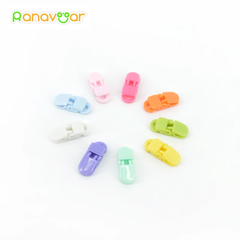 5 шт. 9 цветов смешанные популярные d образные пластиковые Детские пустышки клипсы