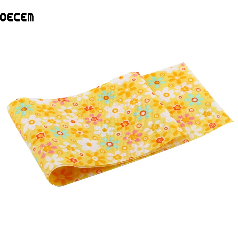 100% хлопок желе рулон ткани в полоску оранжевая бритва тонкая ткань для пэчворка