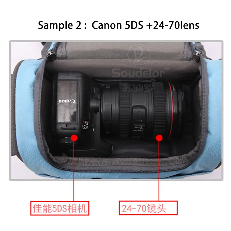 Для Canon EOS/NIKON 550D 600D 650D 60D 700D 5DS D610 профессиональная цифровая камера сумка Водонепроницаемый высокого качества DSLR M Размер