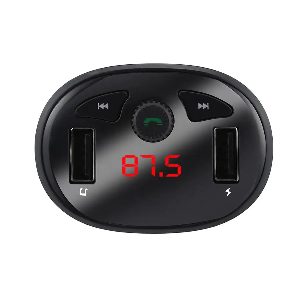 Автомобильное зарядное устройство с Bluetooth 12 24 В USB fm передатчик беспроводной