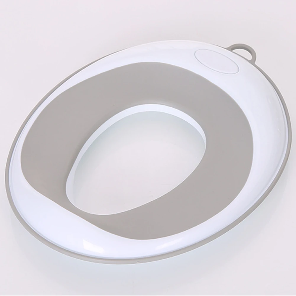 Secure Baby Trainer Ring Kids Soft PP Portable Non-Slip Hook Toilet Seat | Мать и ребенок