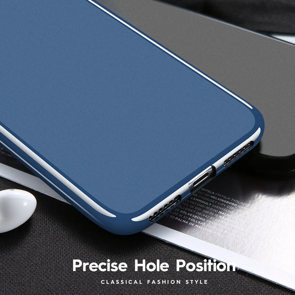KISSCASE Ультратонкий чехол для iPhone X 7 8 6 6S Plus XR XS MAX Мягкий из ТПУ 5 5S задняя крышка Fundas