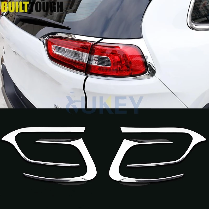 Подходит для Jeep Cherokee KL 2014 2015 2016 2017 2018 хромированный задний фонарь крышка отделка