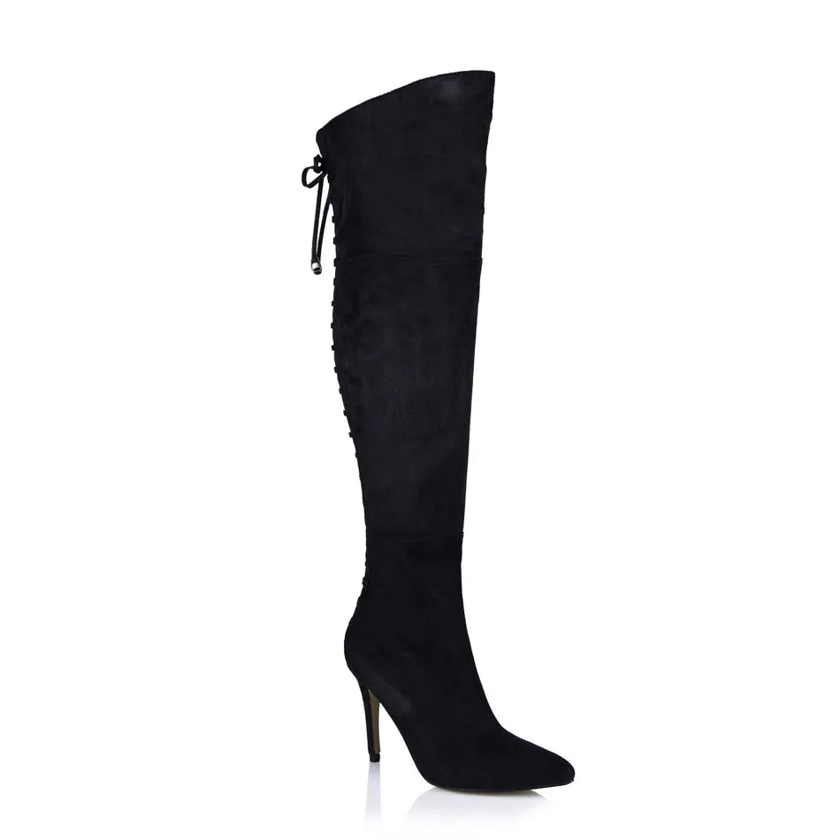 

Sexy Party Stiletto High Heel Pointed Toe Women Over-the-Knee Boots Bottes Cuissard Femmes Talon Haut Aiguille Mode YJ70887bt-y3