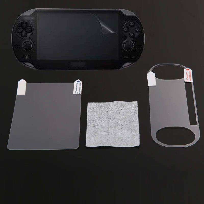 2 шт./лот защитная пленка для игрового плеера Защитная ЖК экрана спереди и сзади