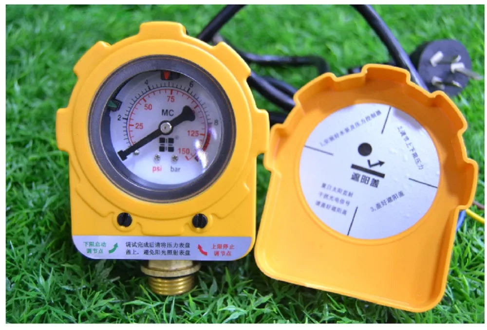 2017 Newest EU plug electric pressure switch controller for water pump 6 bars E06-1500 | Обустройство дома