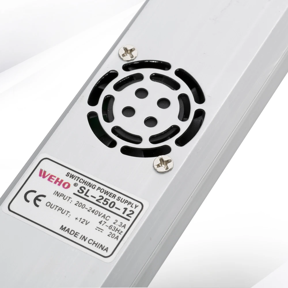 (SL-250-12) WEHO ac to dc constant voltage ultra thin 250w 12v power supply | Обустройство дома