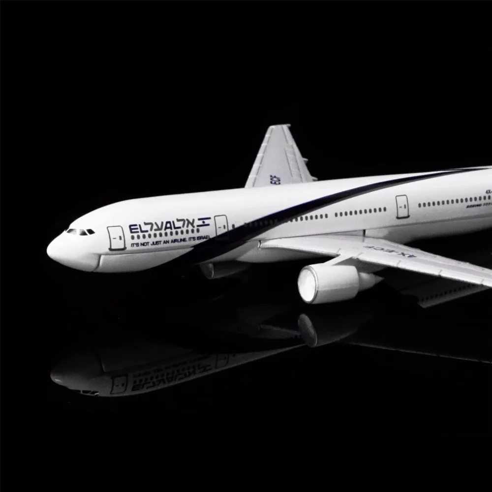 1:400 16 см EL AL Israel Airlines Boeing 777 металлическая модель самолета офисное украшение