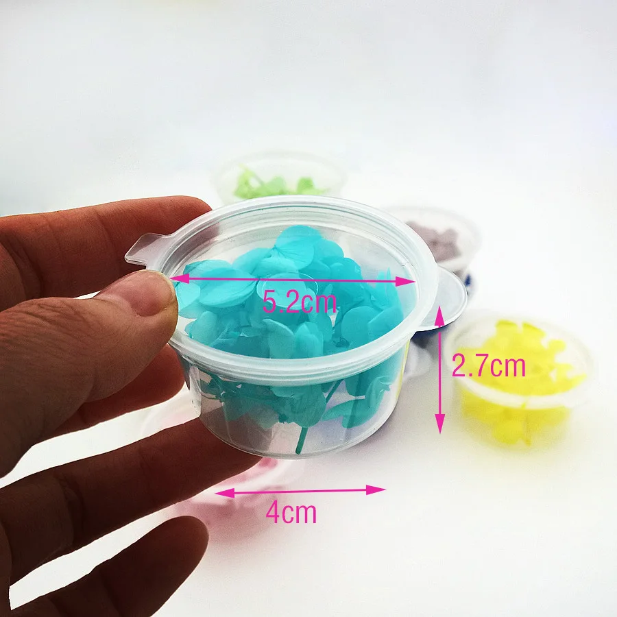 one box 20pieces petal Natural small leaf Hydrangea Dried flowers glass globe filler DIY jewelry making findings | Украшения и