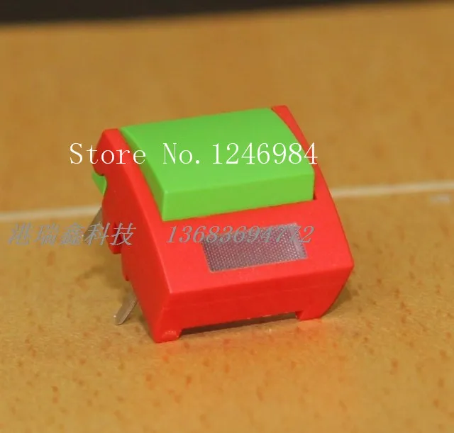 

[SA]Denmark MEC red box green button switch reset switch micro switch 3ATL6 + 1B08 + 2B021--50pcs/lot