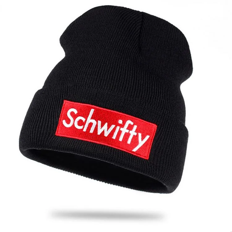 2018 Новая мода унисекс Повседневная шапка Schwifty письмо теплые шапочки для женщин и