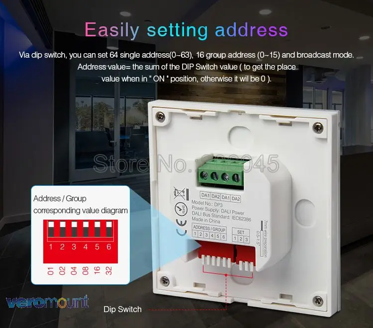 MiBOXER с цифровым адресным интерфейсом 86 сенсорный Панель RGB/RGBW/RGB + CCT 3 в 1 Smart