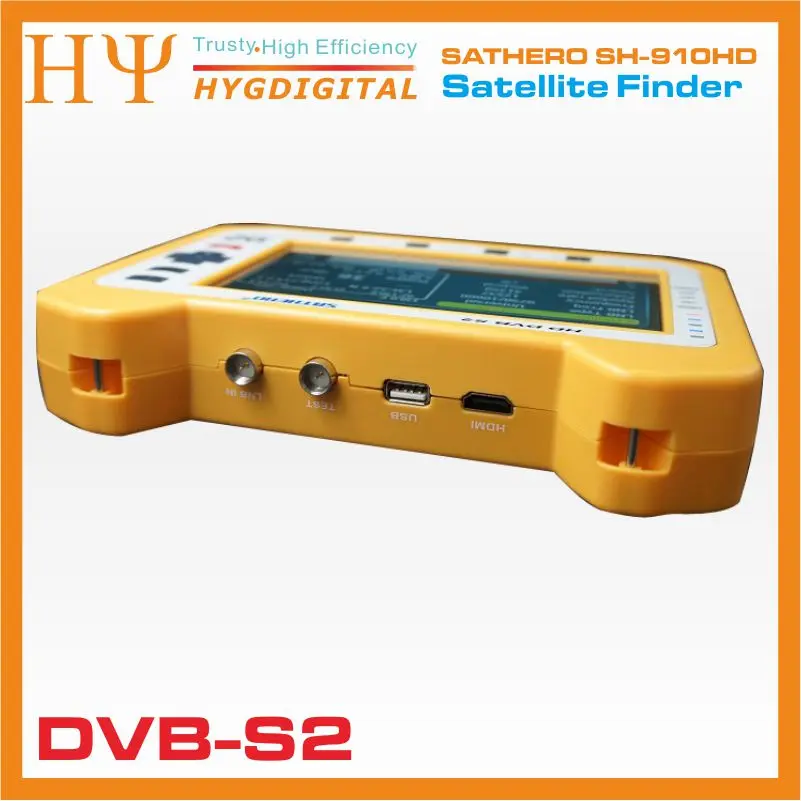 Настоящий Sathero SH 910HD DVB S2 Цифровой спутниковый Finder метр Satfinder HD с функцией