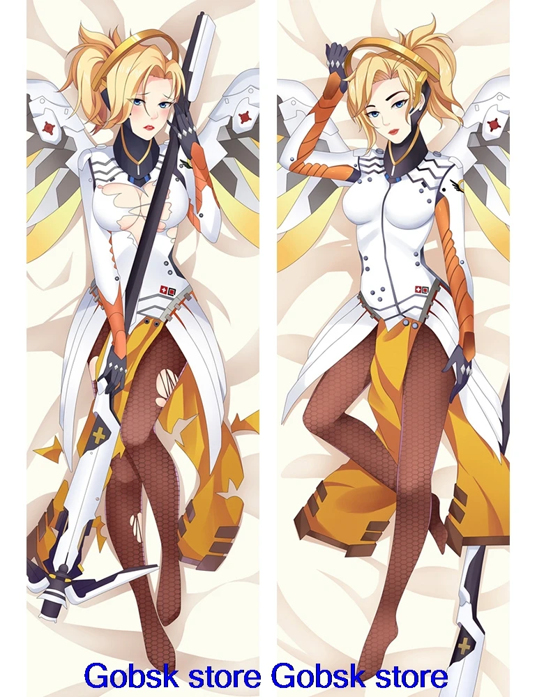 Аниме OW Mercy& Mei& Tracer& Widowmaker& D. Va& SOLDIER: 76& mcchini otaku Подушка «Dakimakura» чехол обнимающий тело наволочка