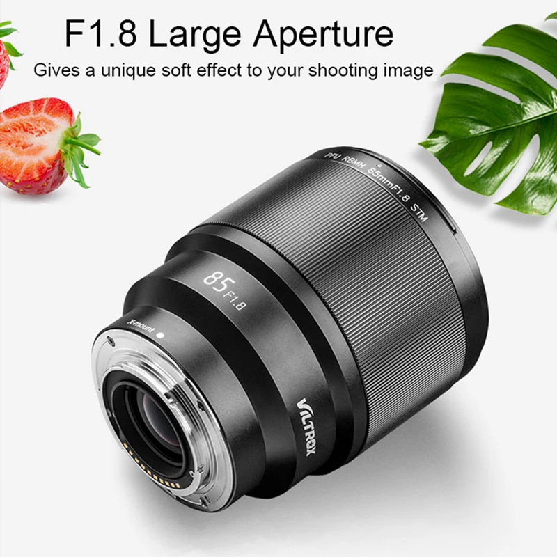 VILTROX PFU RBMH 85 мм F1.8 STM x-крепление AF с автоматической фокусировкой стандартный объектив для портретной съемки Fuji XT3 XT100 X-PRO fx-крепление